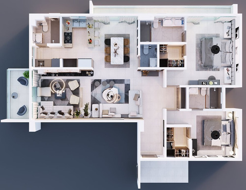 Apartamento En Venta En Rincon Largo, Santiago