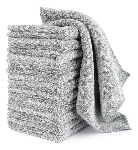 Toallas De Cocina 12 Paños Microfibra Absorbentes Y Lavables