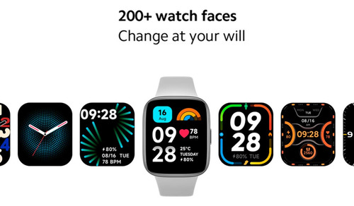 Redmi Watch 3 Active Color De La Caja Negro Color Del Bisel Negro