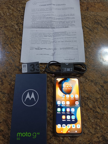 Motorola G82 5g, 128gb/7gb, Pantalla Amoled 120 Hz