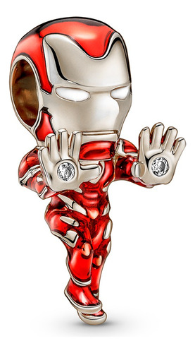 Dije Charms Plata 925 Compatible Pando  Iron Man Advengers