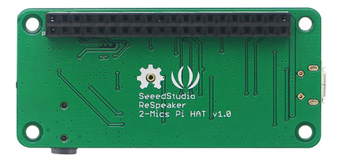 Respeaker De 2 Mics Pi Hat Para 4 Microfones, Módulo De Voz