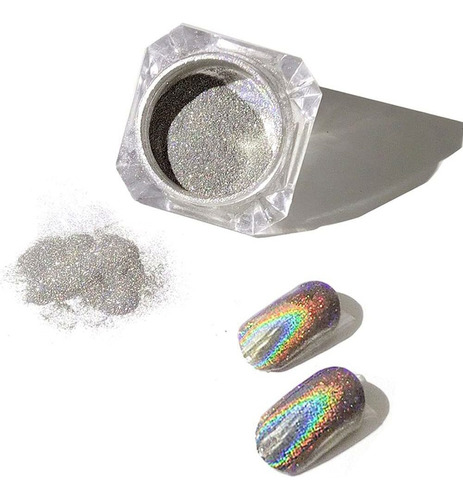 Prettydiva - Polvo De Uñas Holográfico Láser Para Uñas (0.04