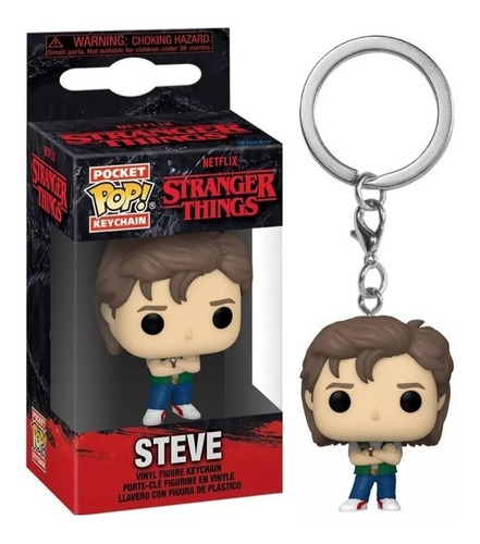 Steve Funko Pop Stranger Things Llavero