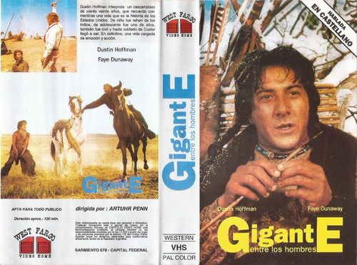 Little Big Man Vhs Dustin Hoffman Fay Dunaway Español Latino