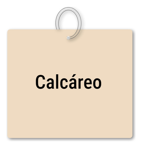 Chaveiro Calcáreo Mdf Recordação C/ Argola