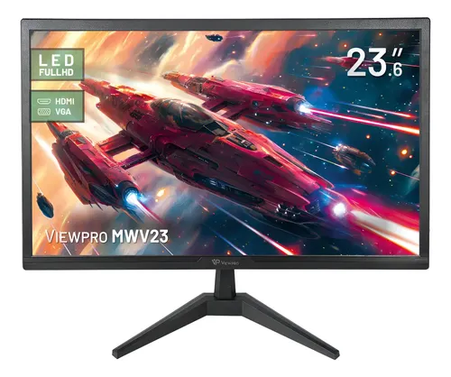 Monitor Viewpro 23,6 Led Com Hdmi Cor Preto Mwv23 Preto 127/220v