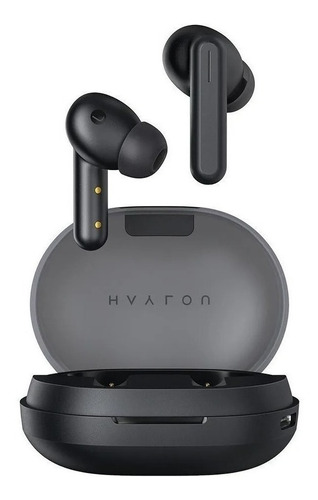 Audífonos in-ear gamer inalámbricos Haylou GT Series GT7 negro translucido con luz LED