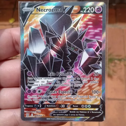 Original Carta Pokemon Lendaria ultra rara Necrozma V em Promoção