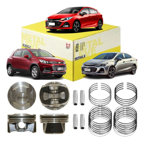 Jg Pistão Anel 0,50 Cruze Tracker 1.4 Turbo Ltz Lt 2016/2025