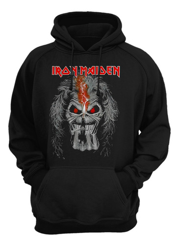 Sudadera Iron Maiden, Unisex Capucha Y Cangurera 01