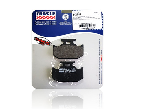 Pastillas Freno Frasle Pd881 Suzuki Rmx 250 T/v/w 96-98