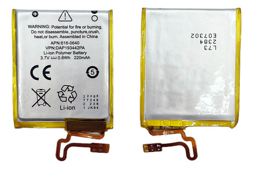 Bateria Compatible Con iPod Nano 7 A1446 616-0640