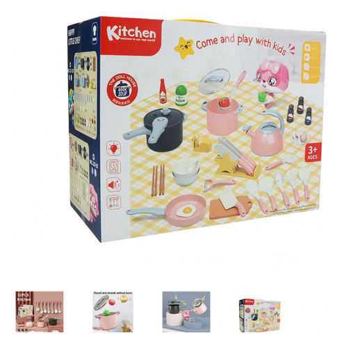 Juego De Cocina 32 Piezas/set De Juego De Cocinar /infantil