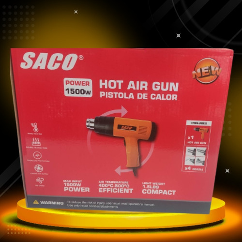 Pistola De Calor 1500w Saco