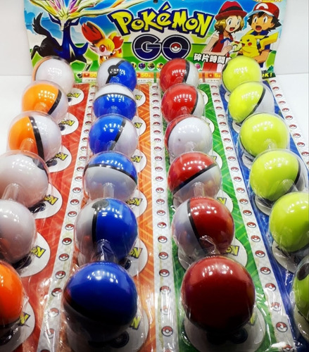 10 Pokebolas Más 10 Sticker Pokémon Souvenir