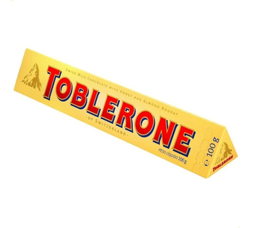 Imagen 1 de 2 de Chocolate Toblerone Clasico X 100 Gr - Lollipop