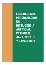 Comprar Libro: Lenguajes De Programación En Inteligencia Artificial: