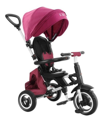 Triciclo Evolutivo Baby Kaori Plegable Color Rosa