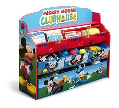 Delta Mickey Mouse  Book Organizador Juguetes Libros Niños