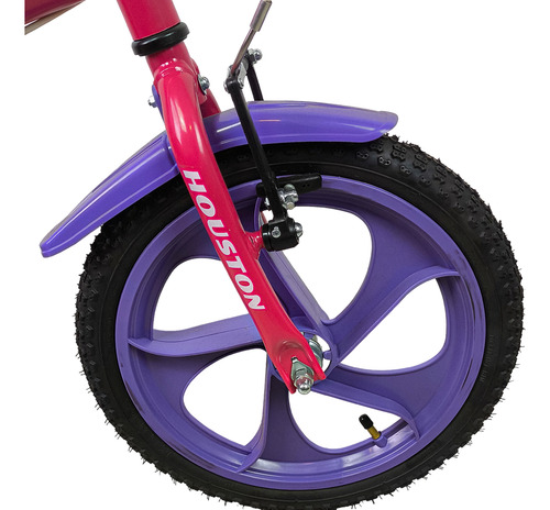 Bicicleta Infantil Aro 16 Bloom Rosa Perola 4s 2023 Houston