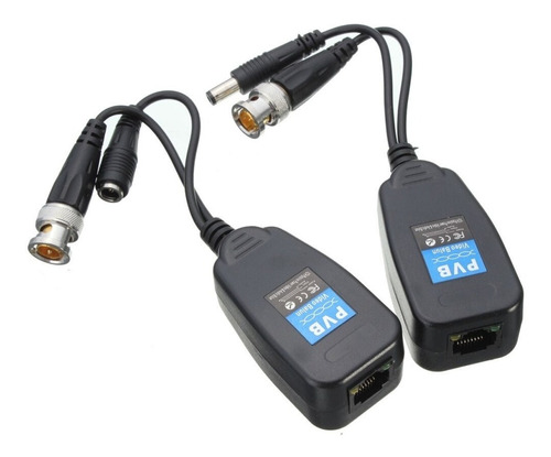 Video Balun Camara Seguridad Hikvision Dahua 2 Mp Rj45 X4 