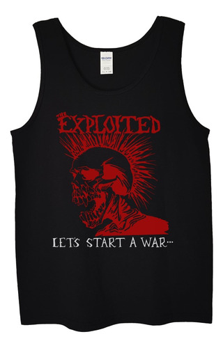 Polera Musculosa The Exploited Lets Start A Punk Abominatron