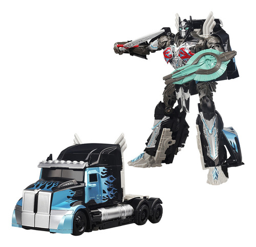 Transformers Optimus Prime Dark Edition Deformável Em Miniat