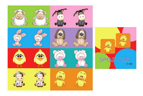 Juego De Memoria 2 Modelos Ploppy.3 362491