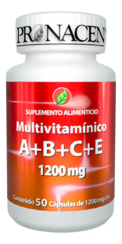 Multivitamínico A+b+c+e (50 Caps) Pronacen Sin Sabor