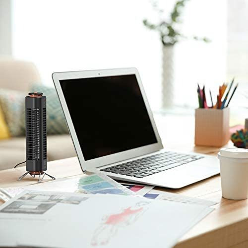 Imagen 6 de 7 de Ventilador De Escritorio Torre Sharper Usb 12 PuLG Negro