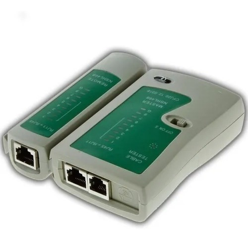 Tester De Redes Lan 8 Hilos Cables Rj-45 + Rj-11 Bateria 9v