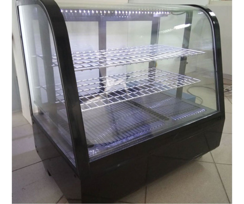Imagen 2 de 4 de Vitrina Sobre Mostrador Refrigerada Vidrio Curvo. Equiparte