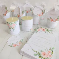Comprar 40 Velas Souvenir Nacimiento Bautismo Comunion Baby Shower