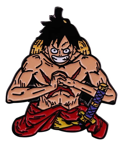 Pins Monkey D. Luffy / One Piece / Broches Metálicos (pines)
