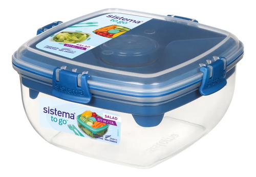 Taper Hermético Sistema To Go Ensaladas 1,1 L