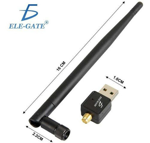 Antena Usb Receptora De Wifi A Máximo 150 Mbps
