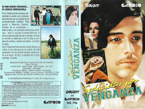 Seducidas Por Venganza Vhs Wes Stern Joan Collins Vhs Nuevo