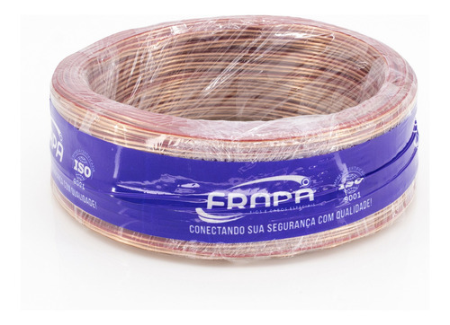 Fio Cabo Paralelo Cristal Automotivo Bicolor 2x0,30mm 50mts