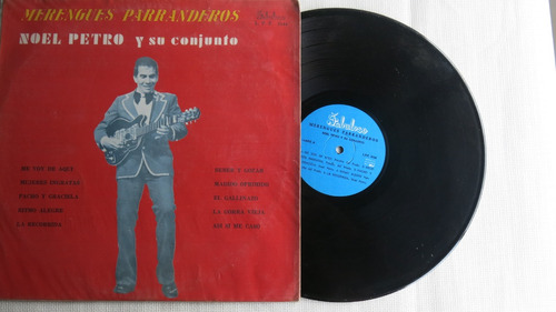 Vinyl Vinilo Lp Acetato Merengues Parranderos Noel Petro