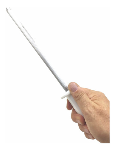 Imagem 6 de 7 de Chaira Amolador Afiador Faca Profissional Inox 12 Polegadas