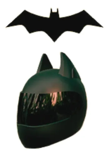 Orejas Batman Para Casco De Moto Decoraci n Resistentes Cuotas