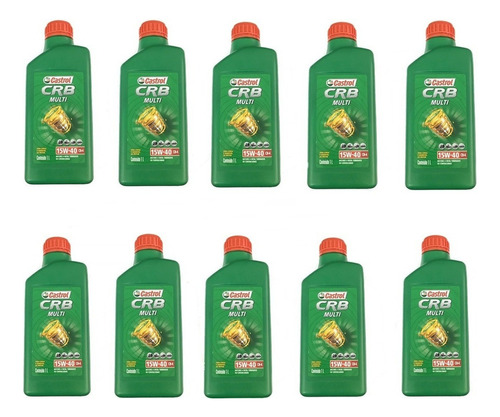  10 Litros De Óleo Castrol Crb Multi 15w40 Ch-4 Diesel 