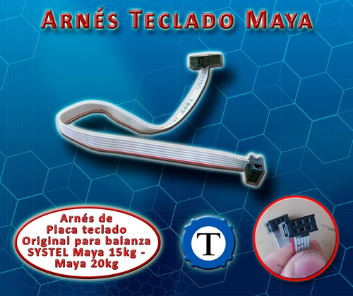 Arnés Teclado Systel Maya Bumer Vita Original - Cable Plano