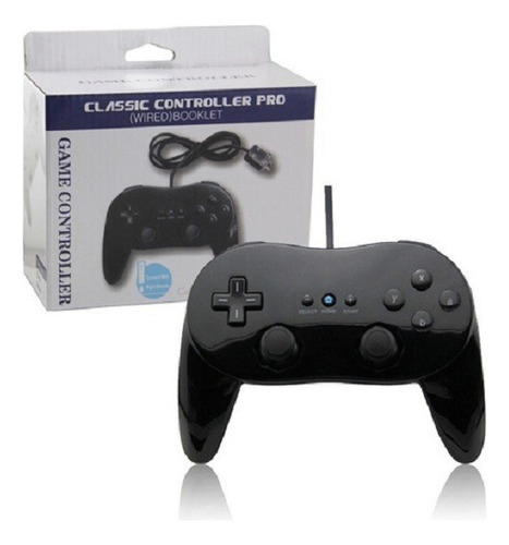 Control Joystick Pro Para Nintendo Wii Wii U Game Pad Negro