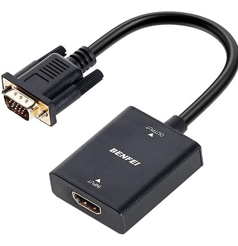 Hdmi To Vga, Benfei Hdmi To Vga Adapter (female To Male) Wi.