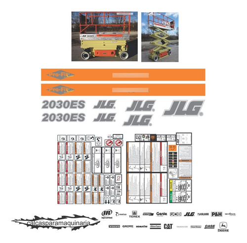 Kit De Calcas De Restauración Para JLG 2030 Es