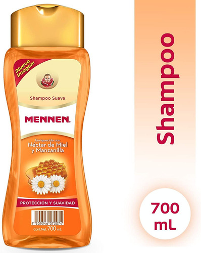 Mennen Shampoo Suave Cn Néctar Miel Manzanilla 700ml Familia