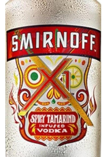 Pack De 6 Vodka Smirnoff X1 Tamarindo Aztec 750 Ml