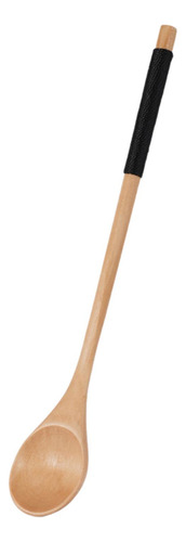 4 Cuchara De Mango Largo, Cucharadita De Madera, Ligera De B